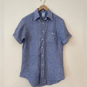 Brooks Brothers Regent Linen Short Sleeve